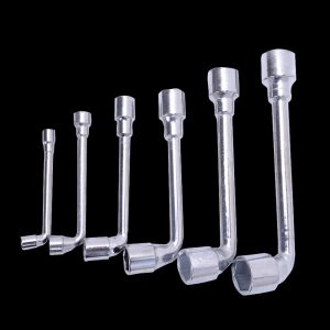 L-shaped wrench with mirror finish, L-shaped wrench, sleeve wrench, L-shaped wrench, internal hex wrench, water heater wrench.