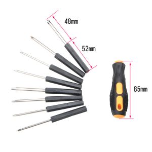 Alternative view of Household 8-in-1 multi-functional combination screwdriver, Torx screwdriver, flathead screwdriver, Torx screwdriver repair tool