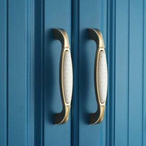 Alternative view of Simple European style cabinet door ceramic handles, minimalist drawer and wardrobe handles