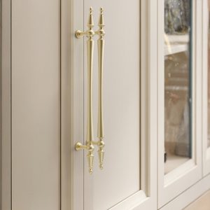 Alternative view of Zinc alloy French-style light luxury gold wardrobe door handle, modern minimalist copper drawer single hole