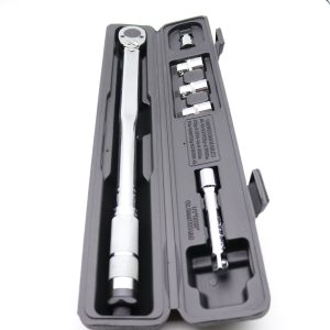 Preset torque wrench, multi-functional and versatile torque wrench with chrome-plated 45# steel handle and embossed graduations.